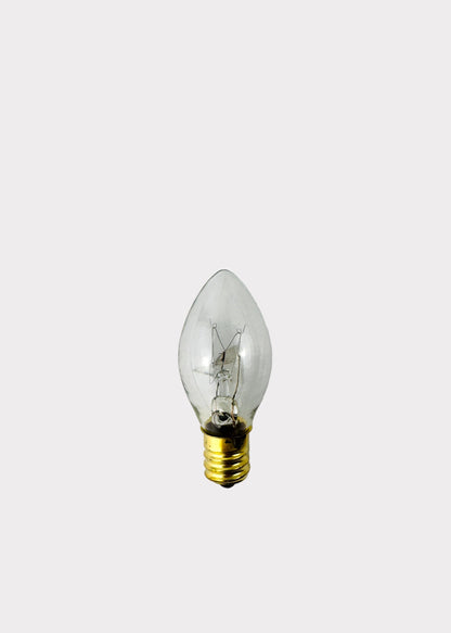 Clear Candelabra Light Bulb -  E12 - 7W