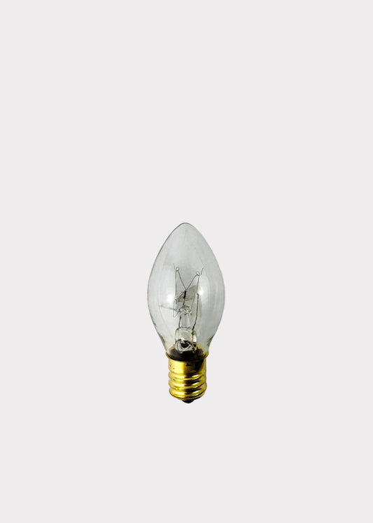 Clear Candelabra Light Bulb -  E12 - 7W