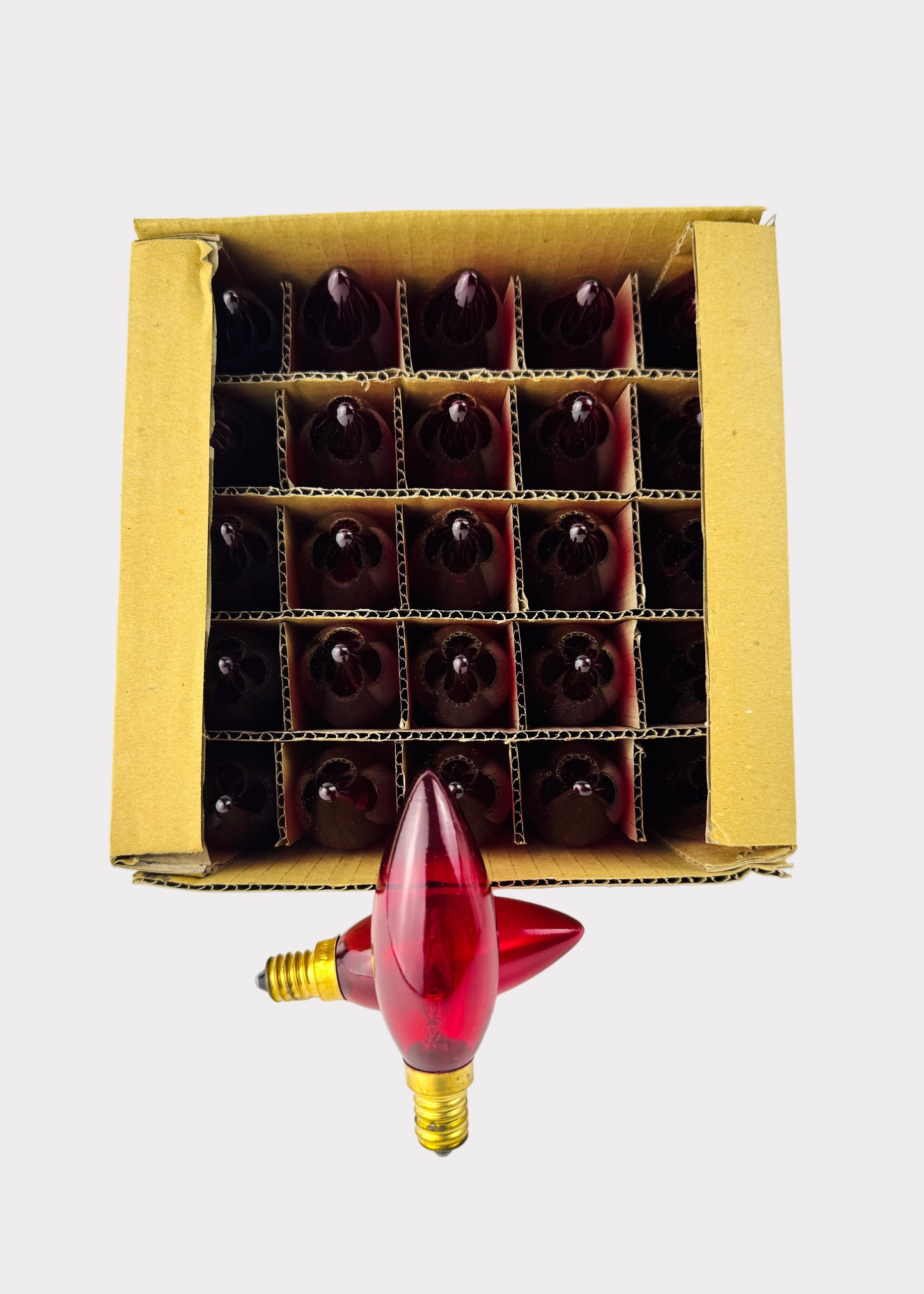 Red Altar Light Bulb - E14 Base - 15W - Translucent