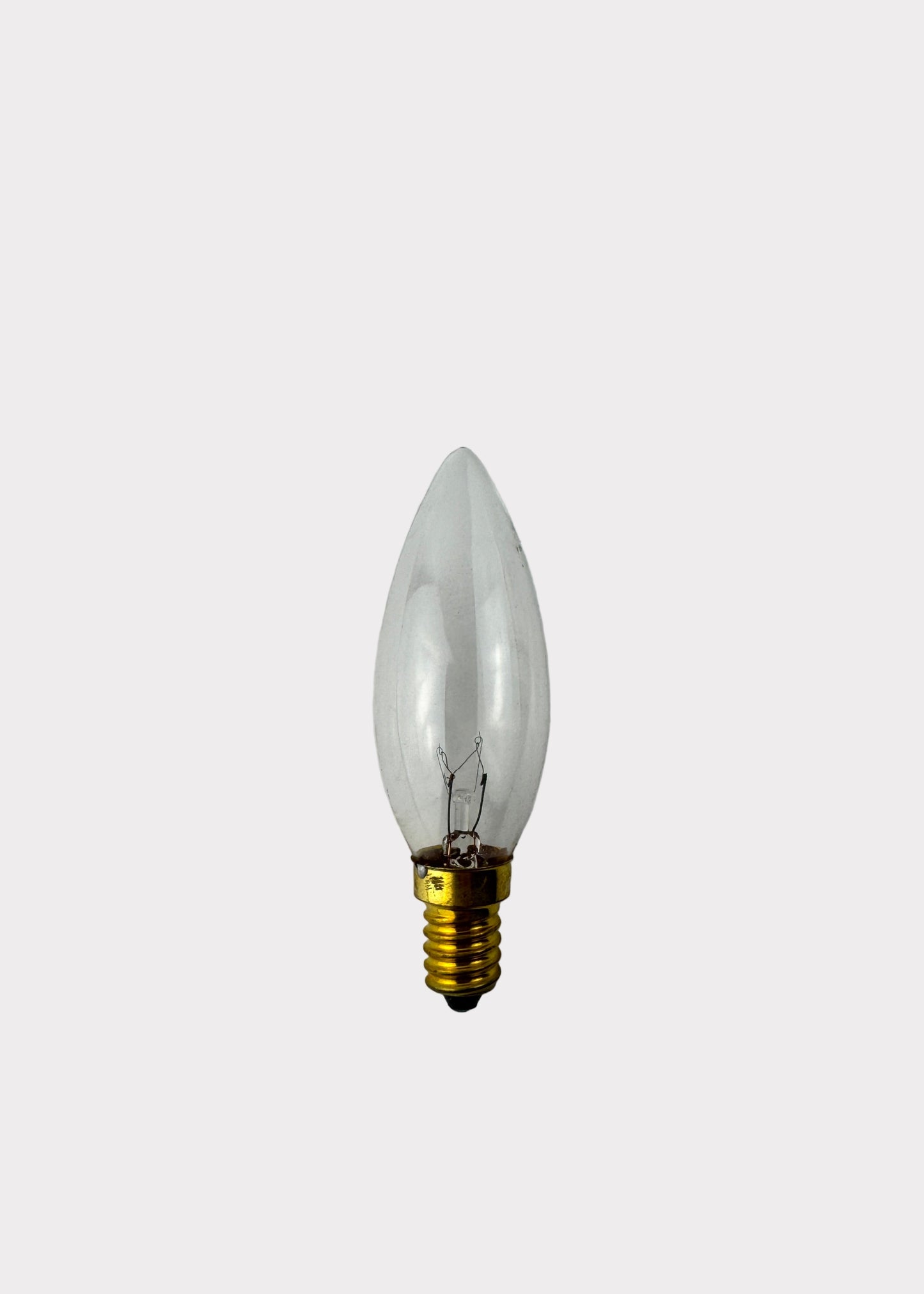 Clear Candelabra Light Bulb - E14 - 15W
