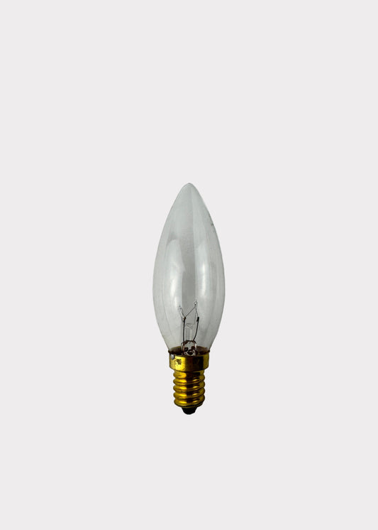 Clear Candelabra Light Bulb - E14 - 15W