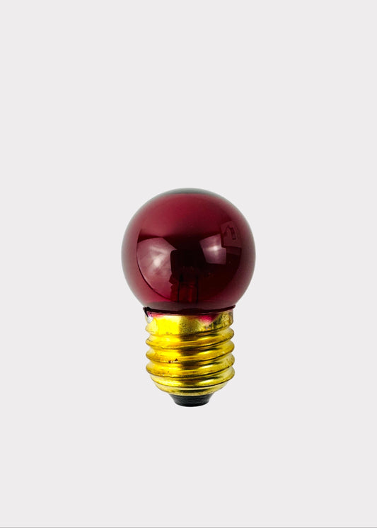 Red Altar Light Bulb - Medium Base E26/E27 - 7W - Translucent