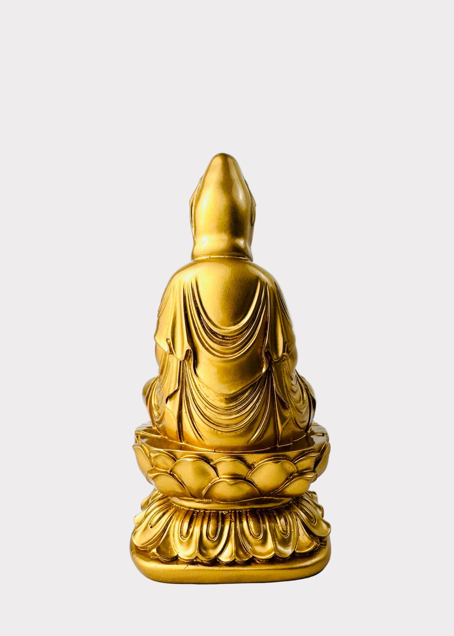 Guan Yin Seated Meditating - Resin Statue