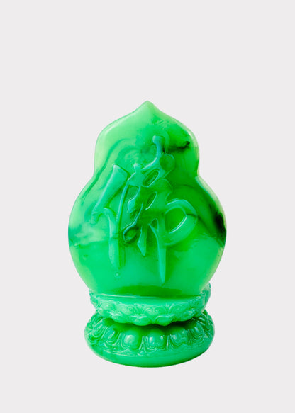Guan Yin with Mandorla Back - Resin Statue