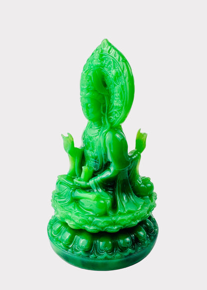 Double Sided Guan Yin with Halo - Resin Statue