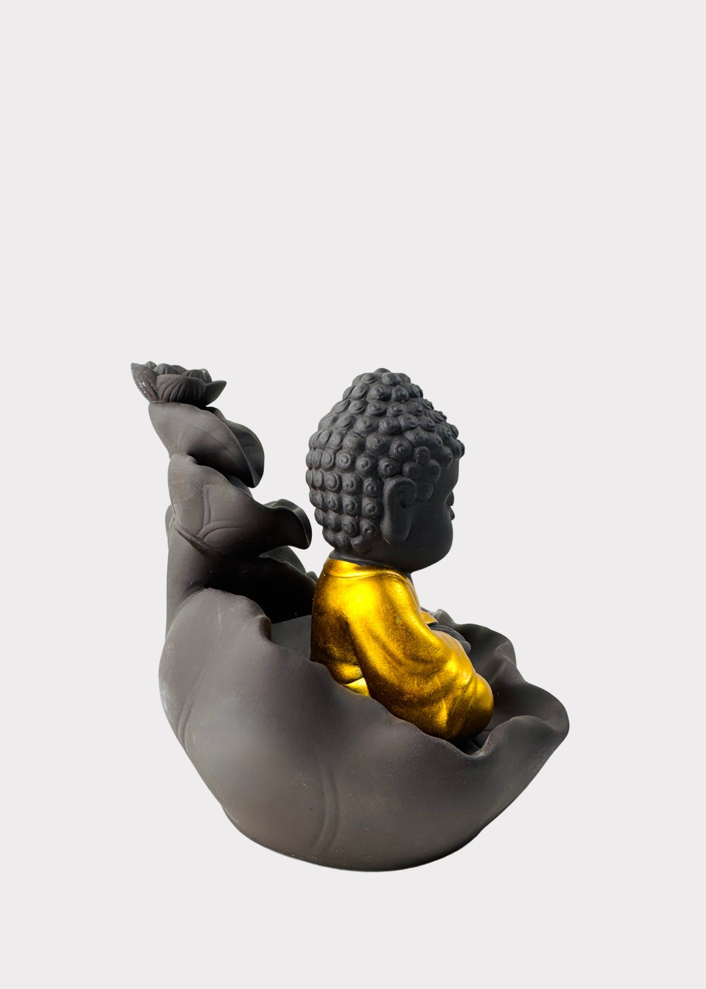 Buddha Incense Fountain - Backflow Waterfall - Golden Robe