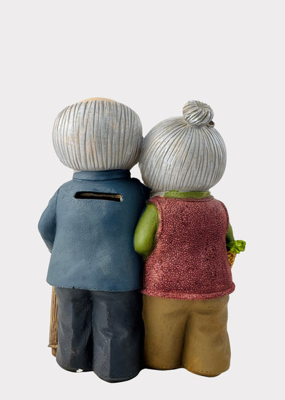 Grandparents on Market Day Stroll Figurine