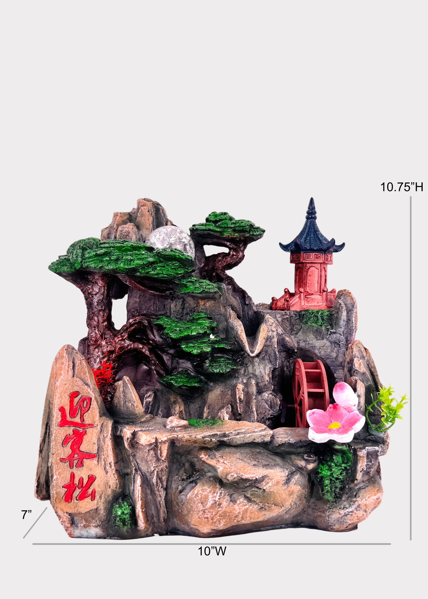 Bonsai Pagoda Tabletop Fountain