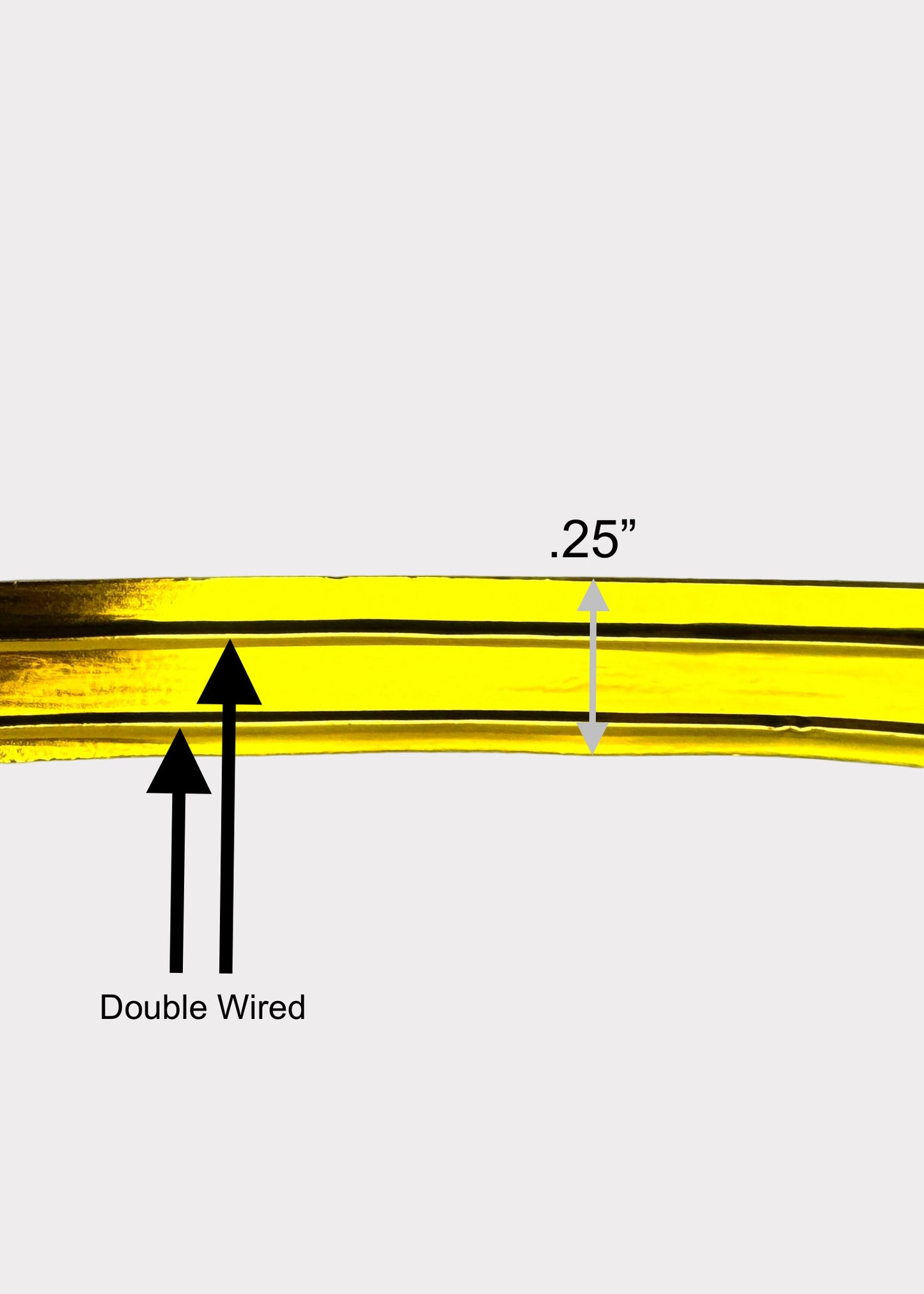 Gold Metallic Twist Tie Roll – Double Wire Gift & Packaging Tie