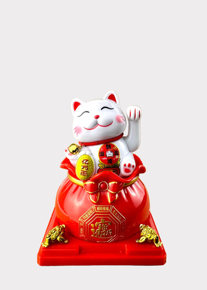 Solar Powered Money Cat – Wealth Bag – 2 Colors
