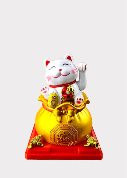 Solar Powered Money Cat – Wealth Bag – 2 Colors
