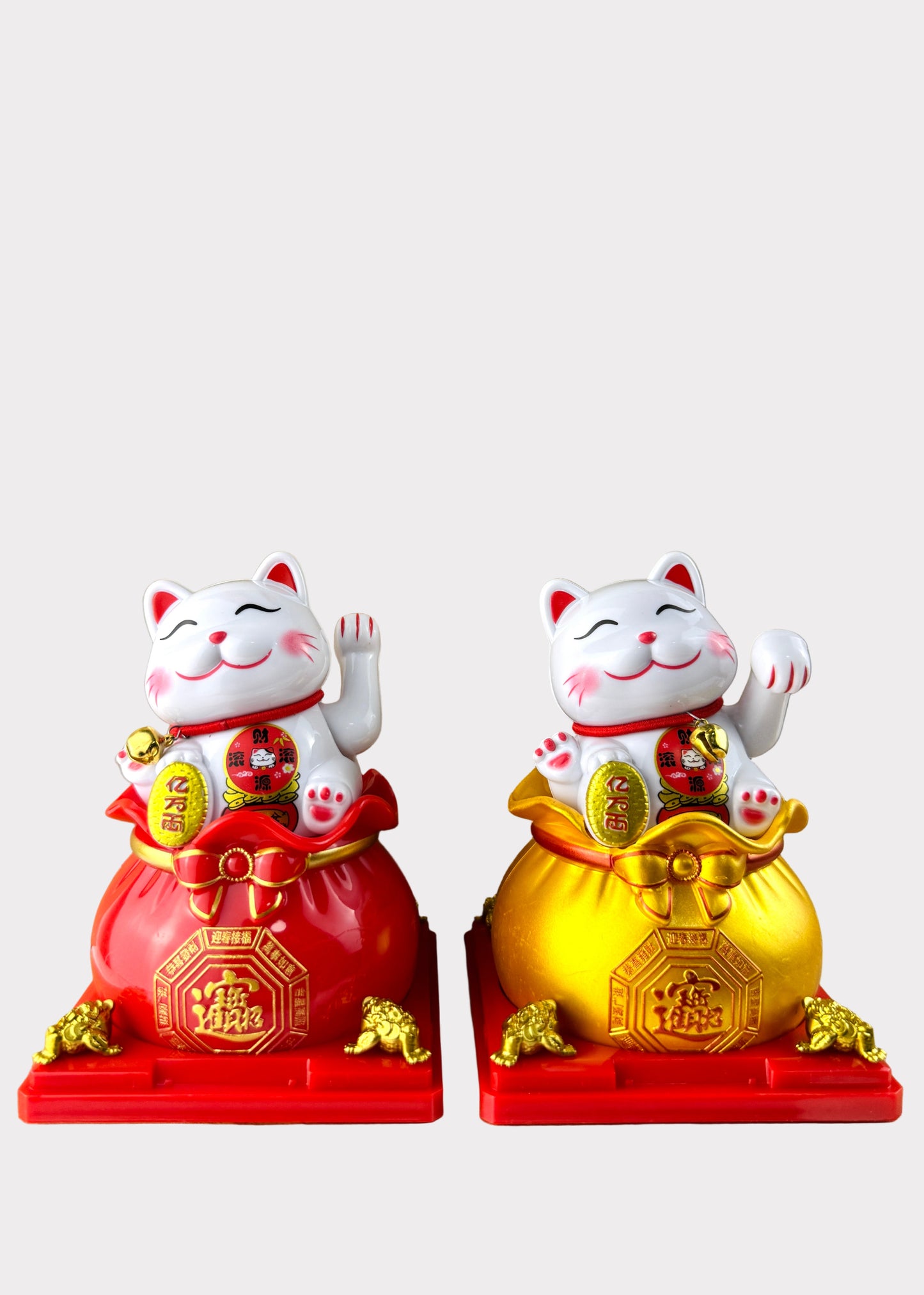Solar Powered Money Cat – Wealth Bag – 2 Colors