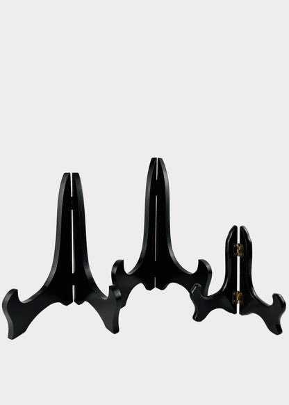 Wooden Display Stand – Plate Stand or Photo Frame Holder – Black