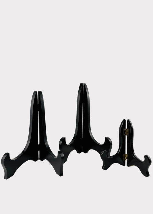 Wooden Display Stand – Plate Stand or Photo Frame Holder – Black