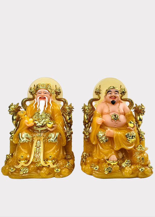 Earth and Prosperity God - Dragon Throne - Citrine
