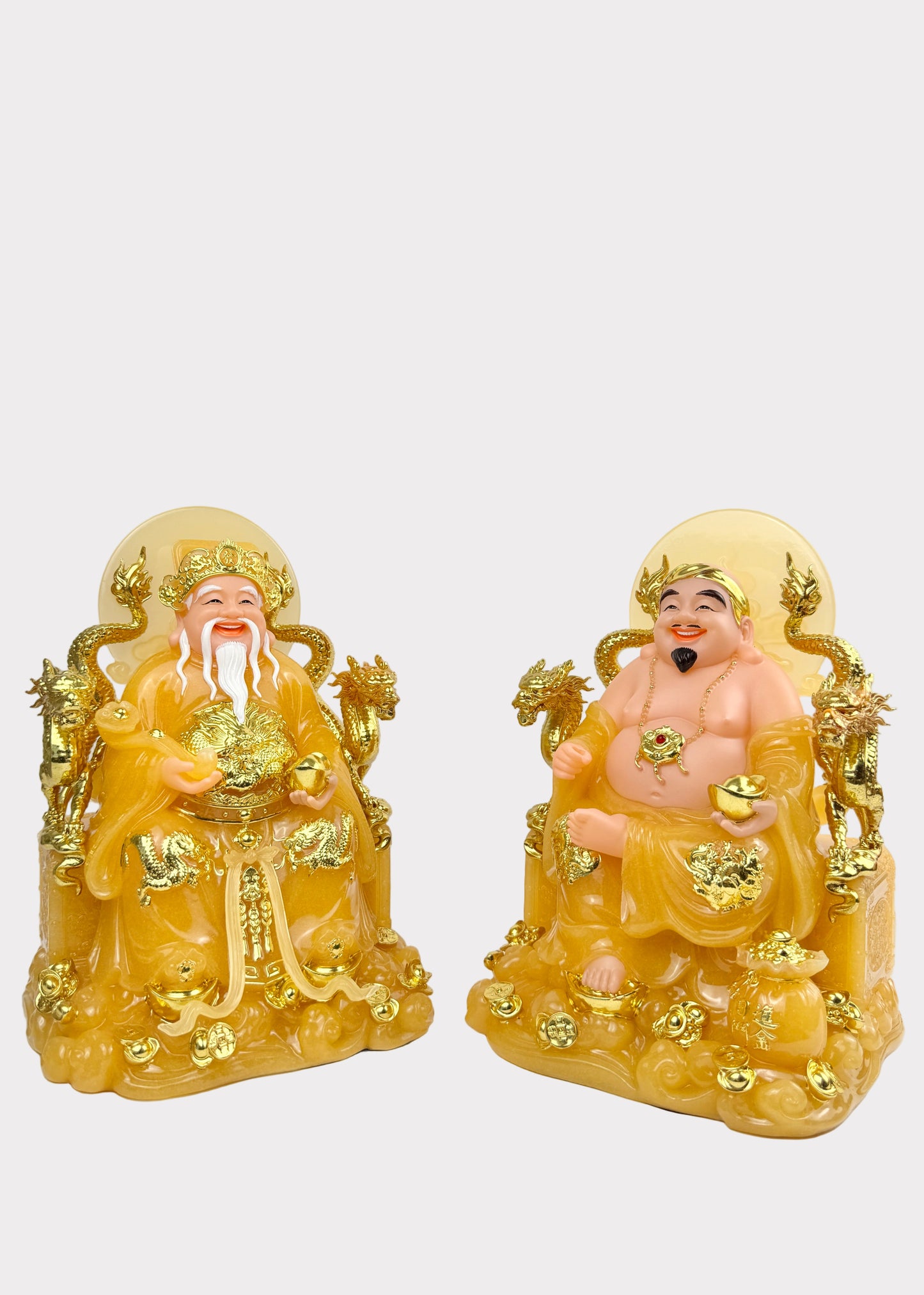 Earth and Prosperity God - Dragon Throne - Citrine
