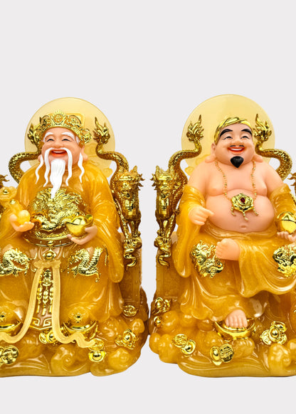 Earth and Prosperity God - Dragon Throne - Citrine