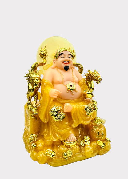 Earth and Prosperity God - Dragon Throne - Citrine