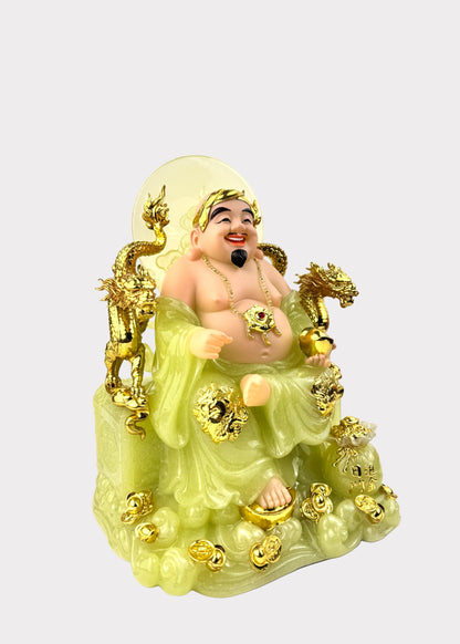Earth and Prosperity God - Dragon Throne - Jade