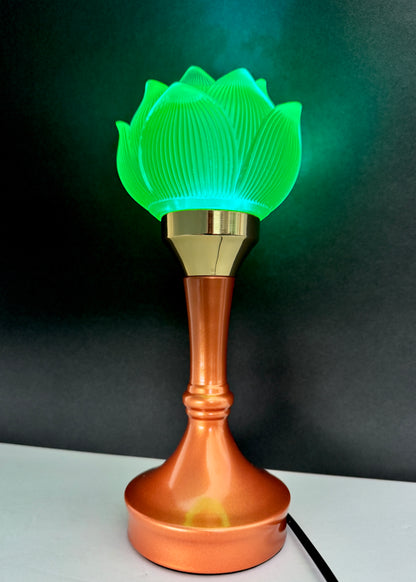 Lotus LED Lamp Pair – Yellow Flower – Multi-Color Glow