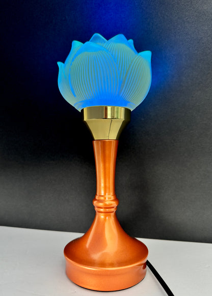 Lotus LED Lamp Pair – Yellow Flower – Multi-Color Glow