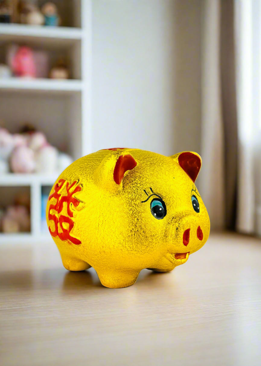 Wealth Gold Piggy Bank