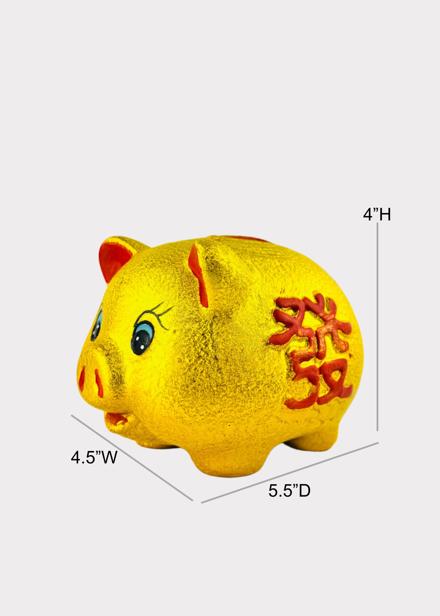 Wealth Gold Piggy Bank