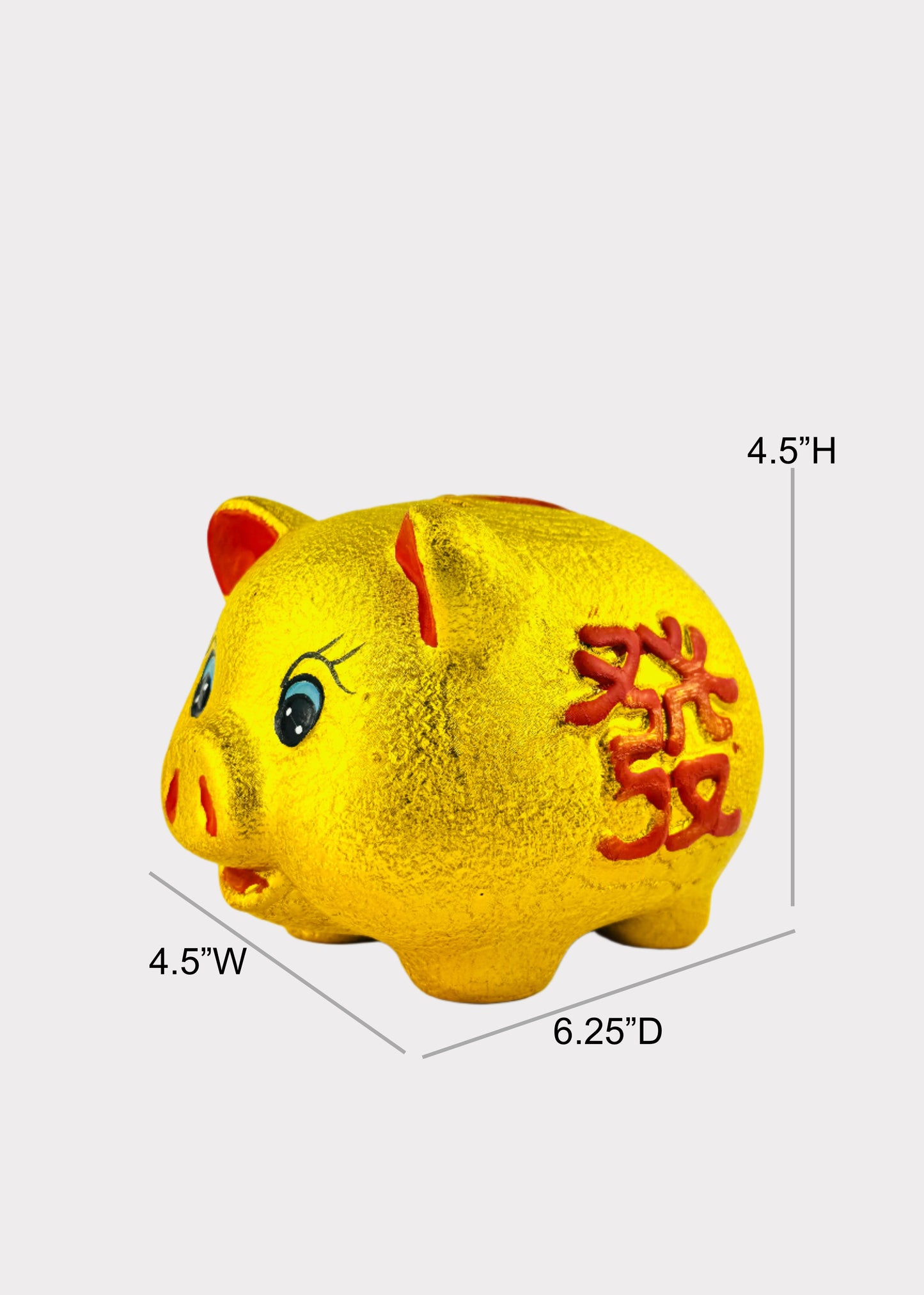 Wealth Gold Piggy Bank