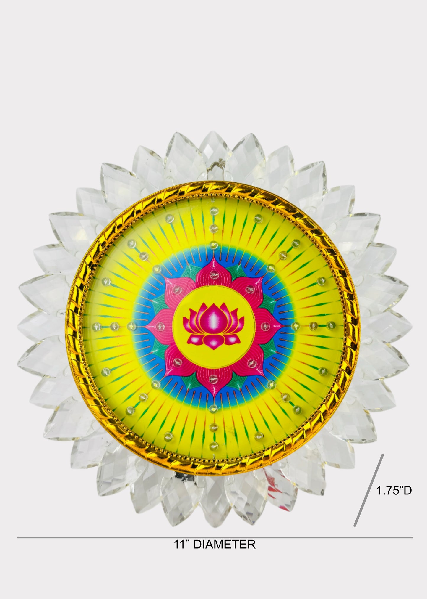 Crystal Lotus Petals Halo