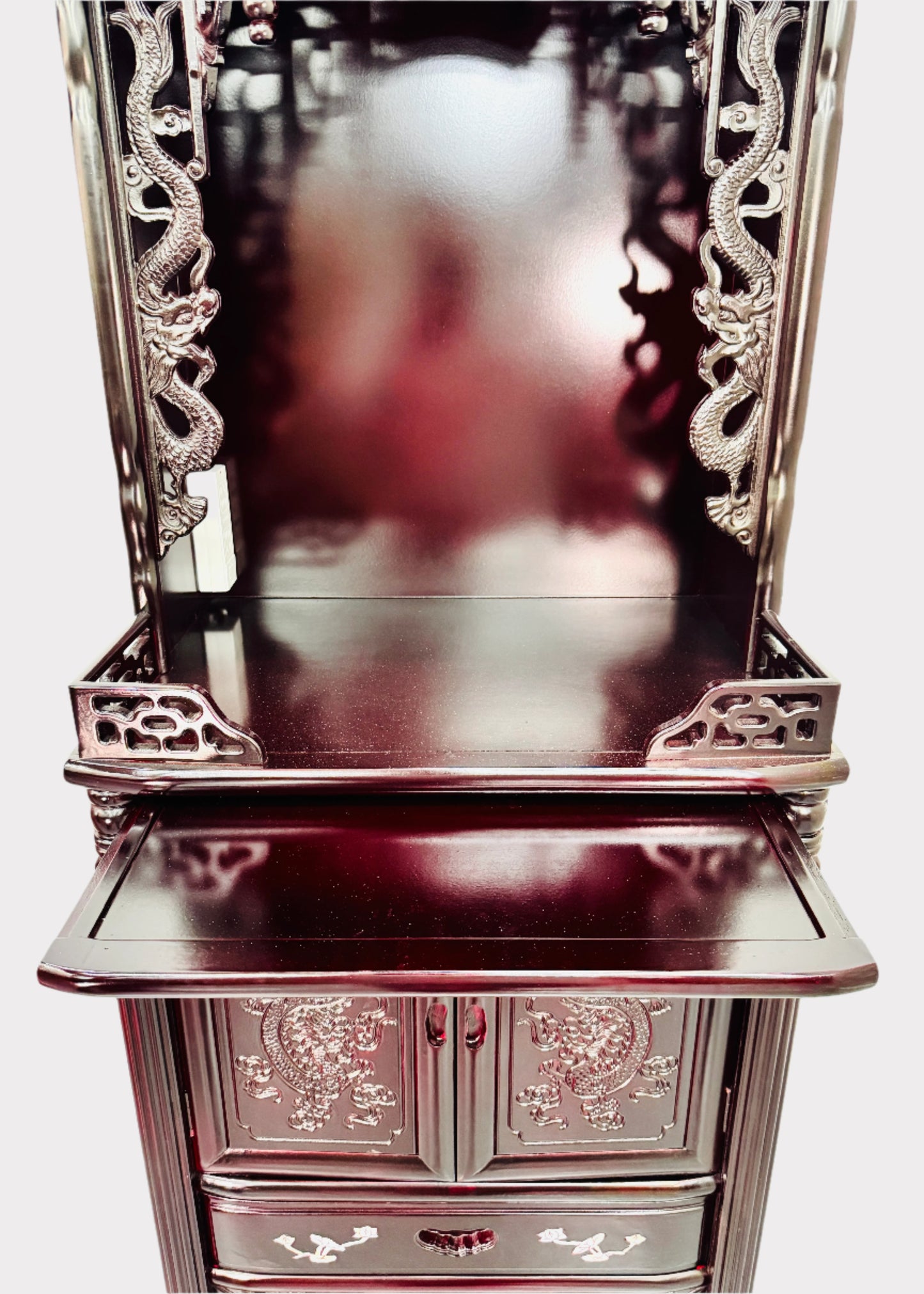 24” 3-Tier Altar – Middle Cabinet – Red