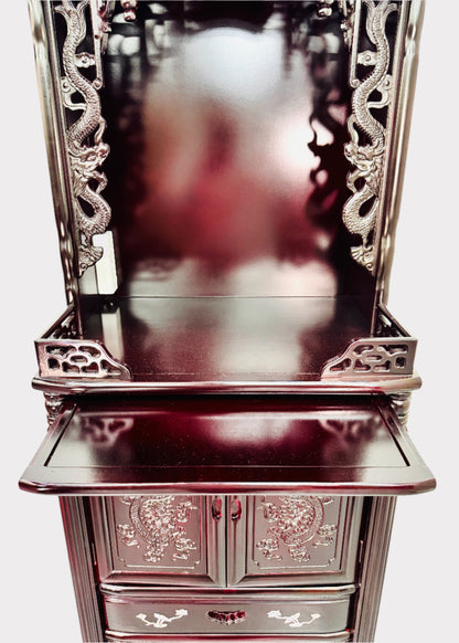 24” 3-Tier Altar – Middle Cabinet – Red