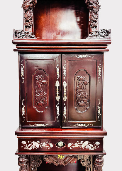 24” 3-Tier Altar – Dragon – Red