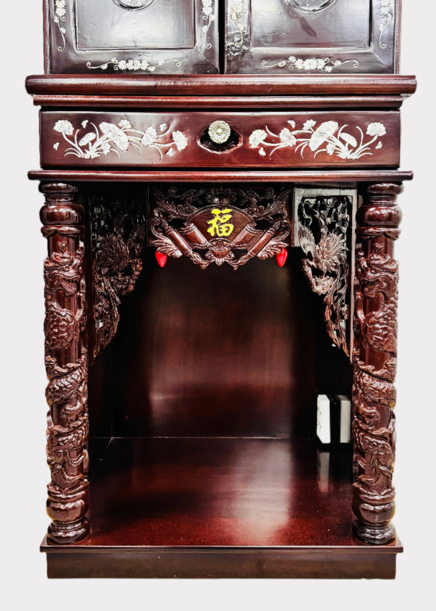 24” 3-Tier Altar – Dragon – Red