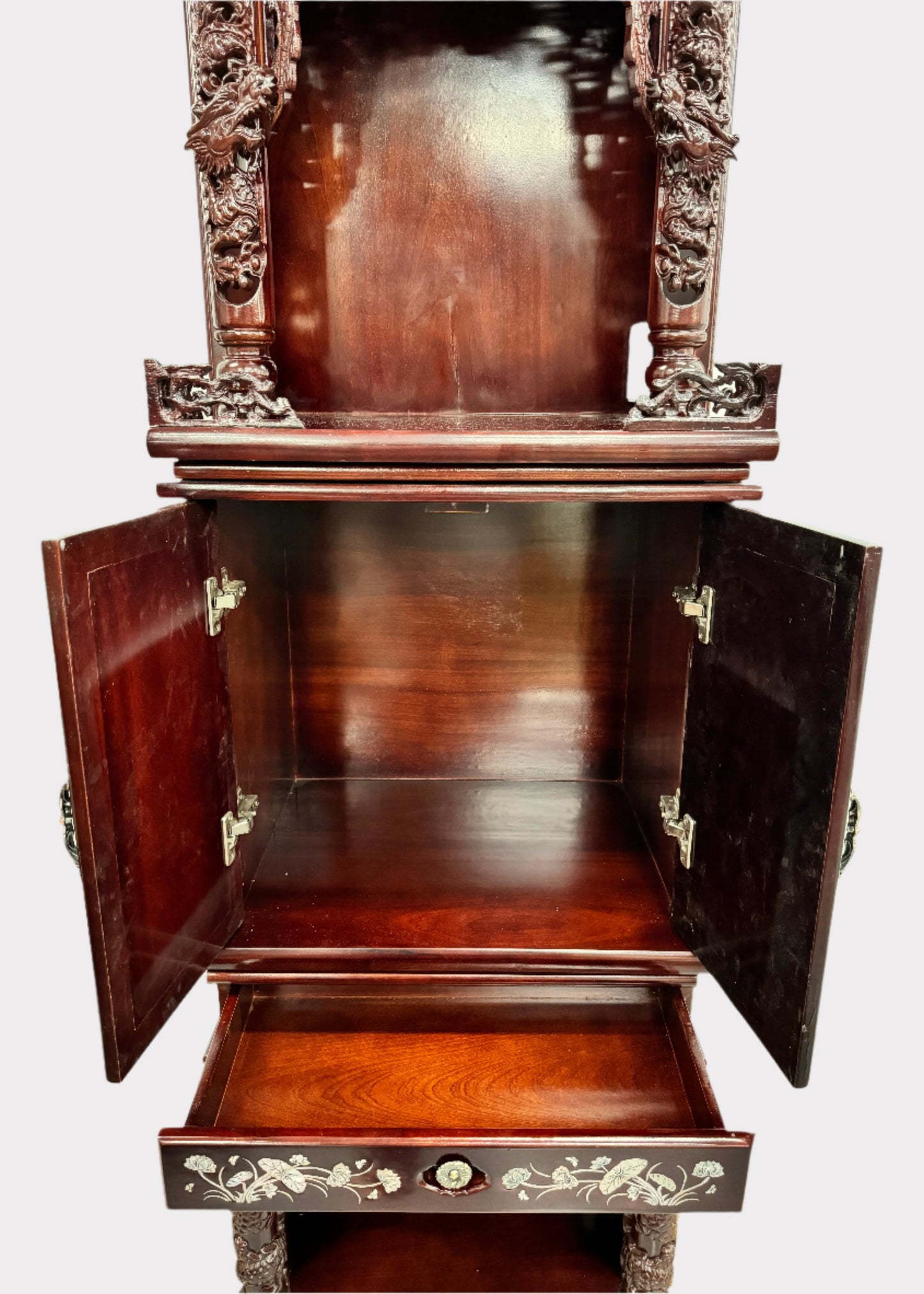 24” 3-Tier Altar – Dragon – Red