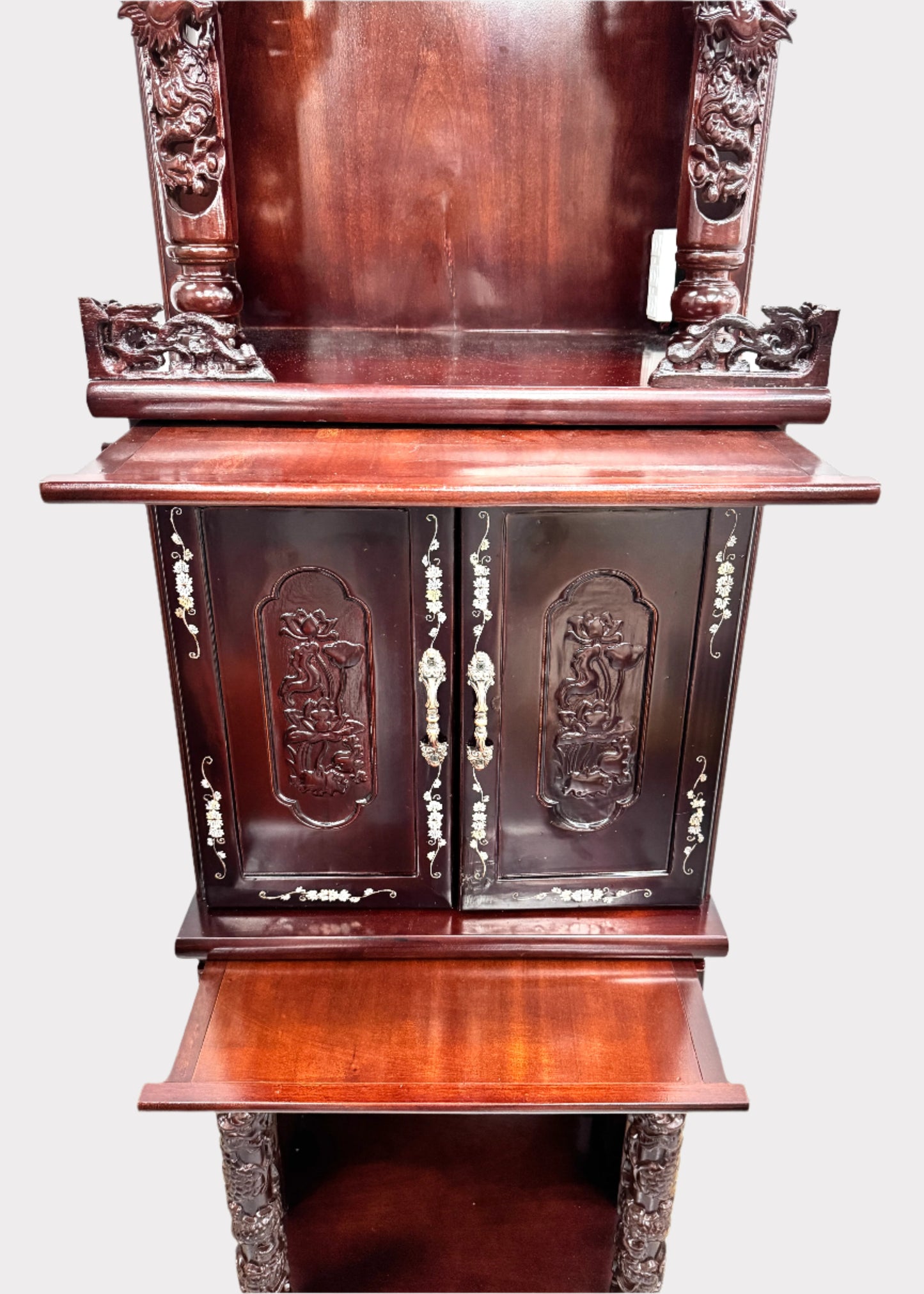 24” 3-Tier Altar – Dragon – Red