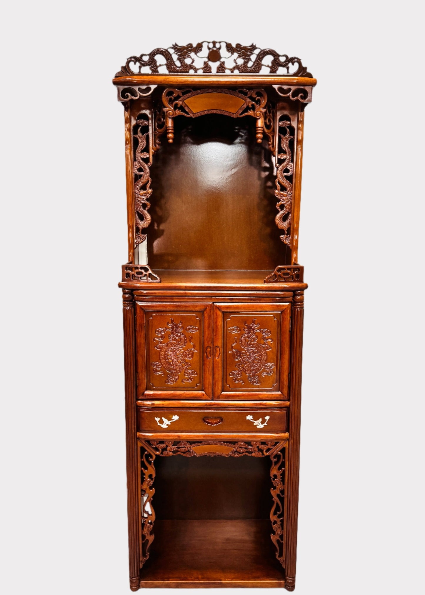 27” 3-Tier Altar – Middle Cabinet – Yellow