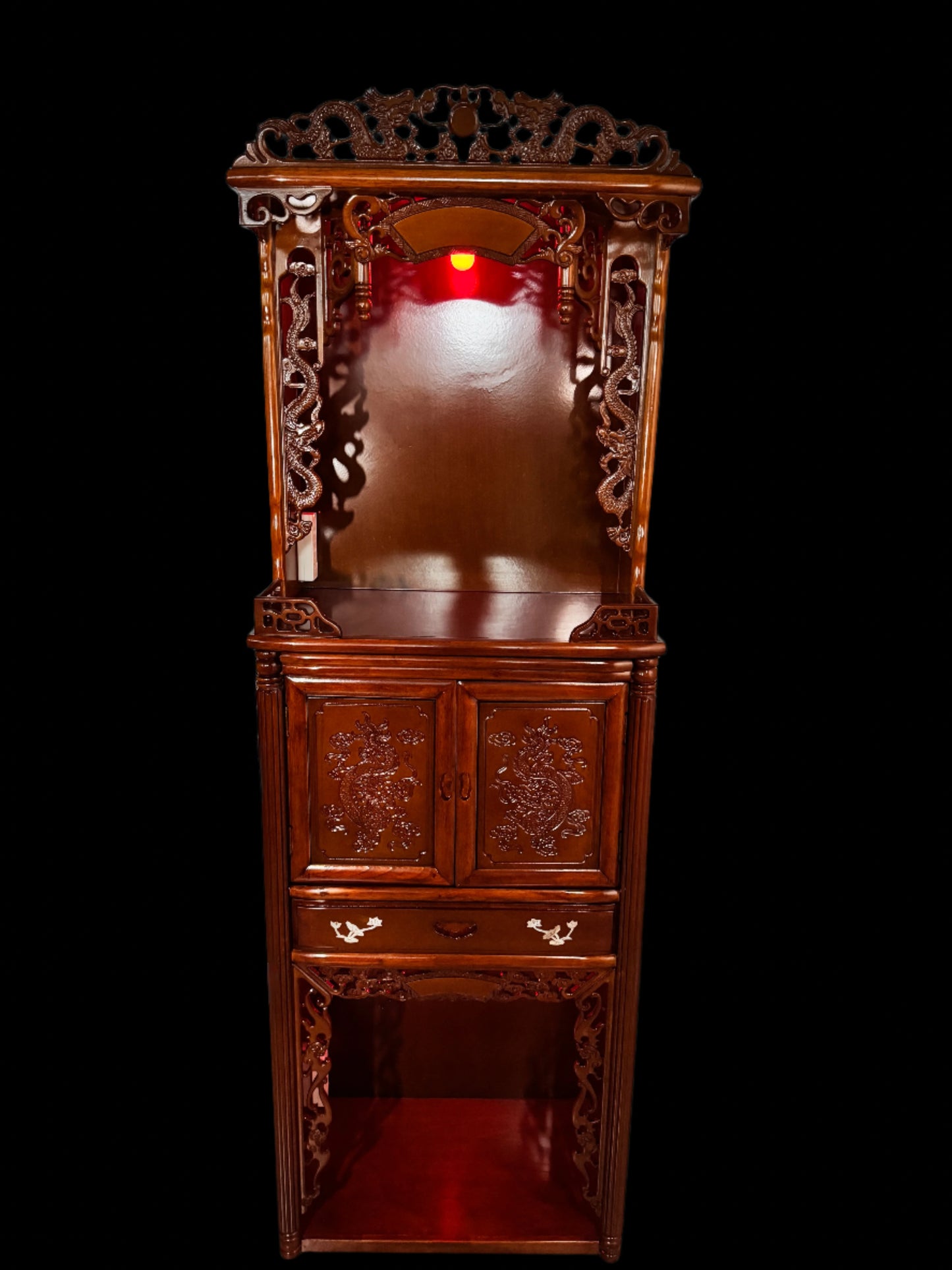 27” 3-Tier Altar – Middle Cabinet – Yellow