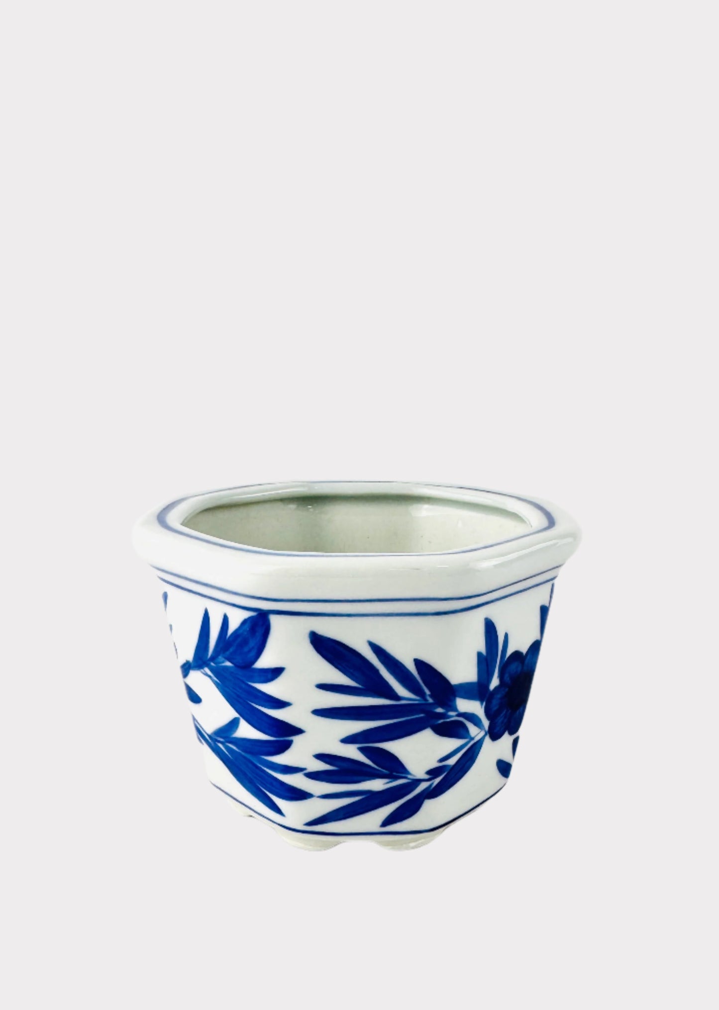 Hexagon Blue Planter