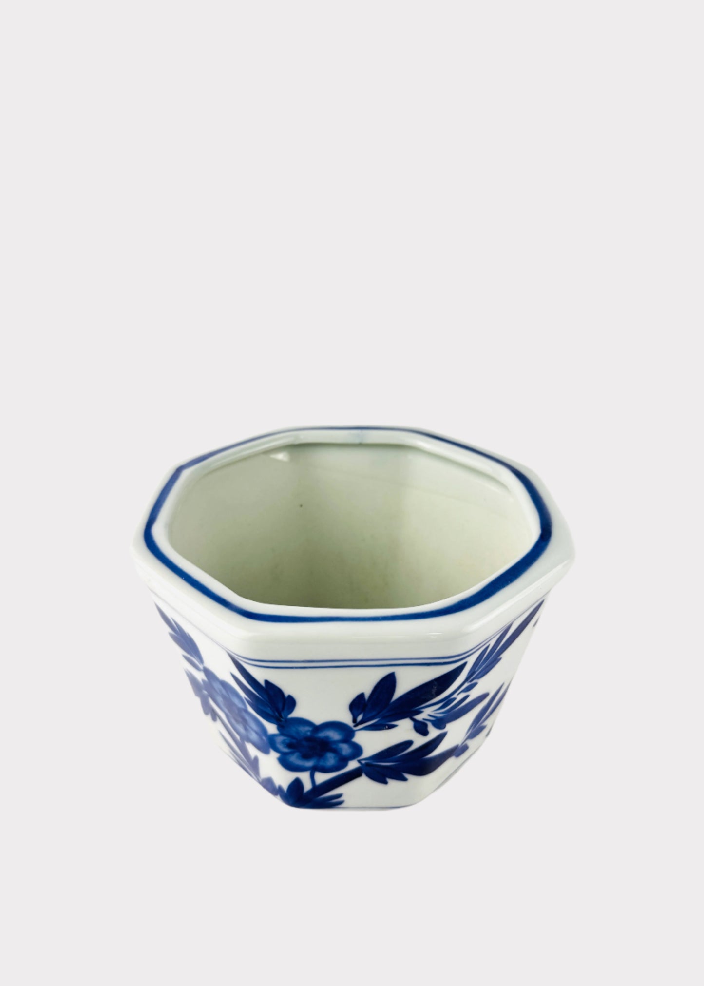 Hexagon Blue Planter