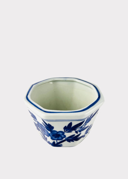 Hexagon Blue Planter