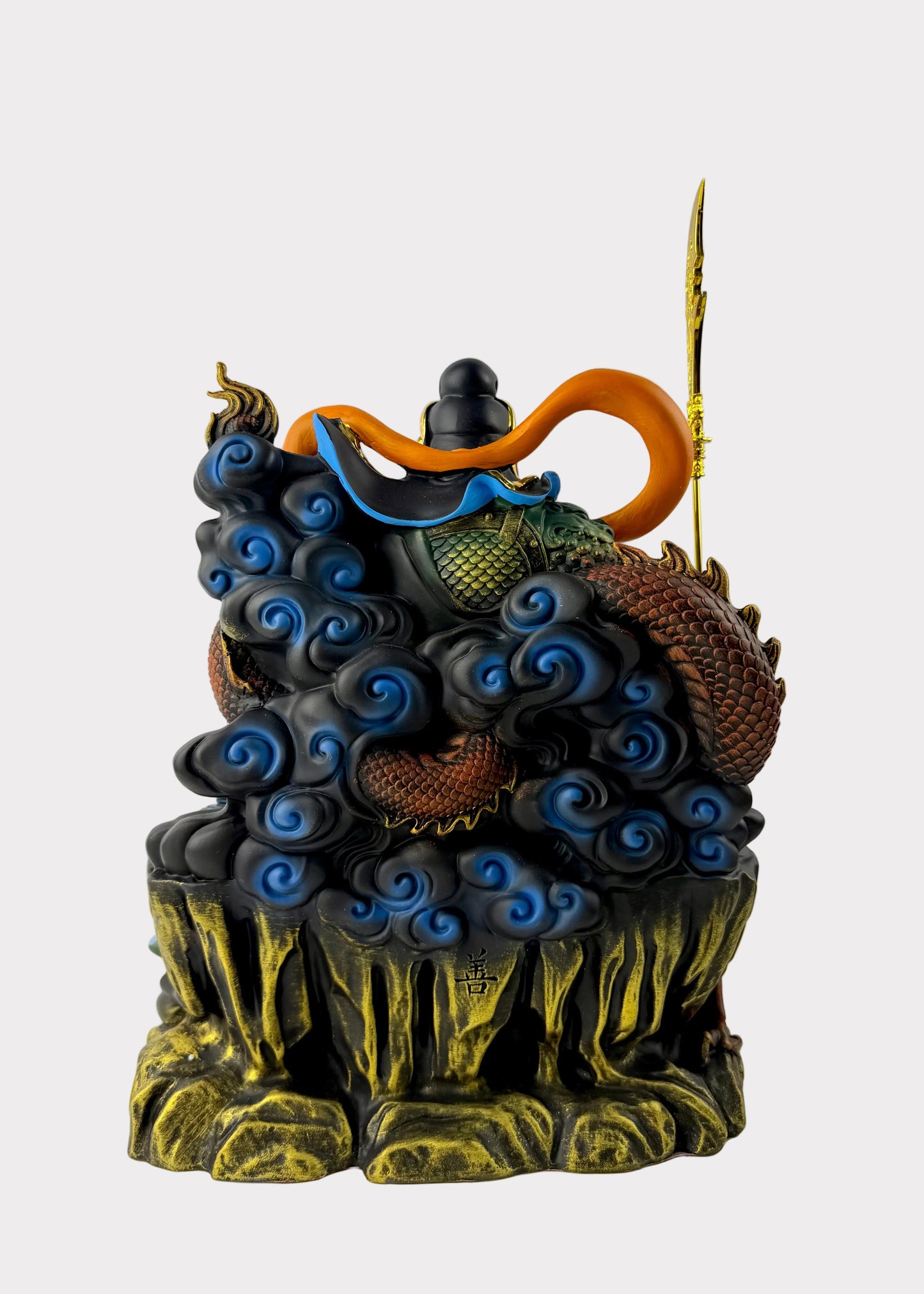 Vibrant Guan Gong - Guan Yu Warrior Statue