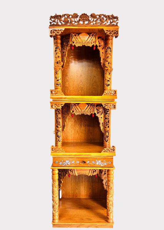 27” 3-Tier Altar – Dragon – Yellow