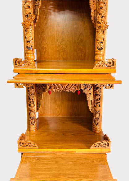 27” 3-Tier Altar – Dragon – Yellow