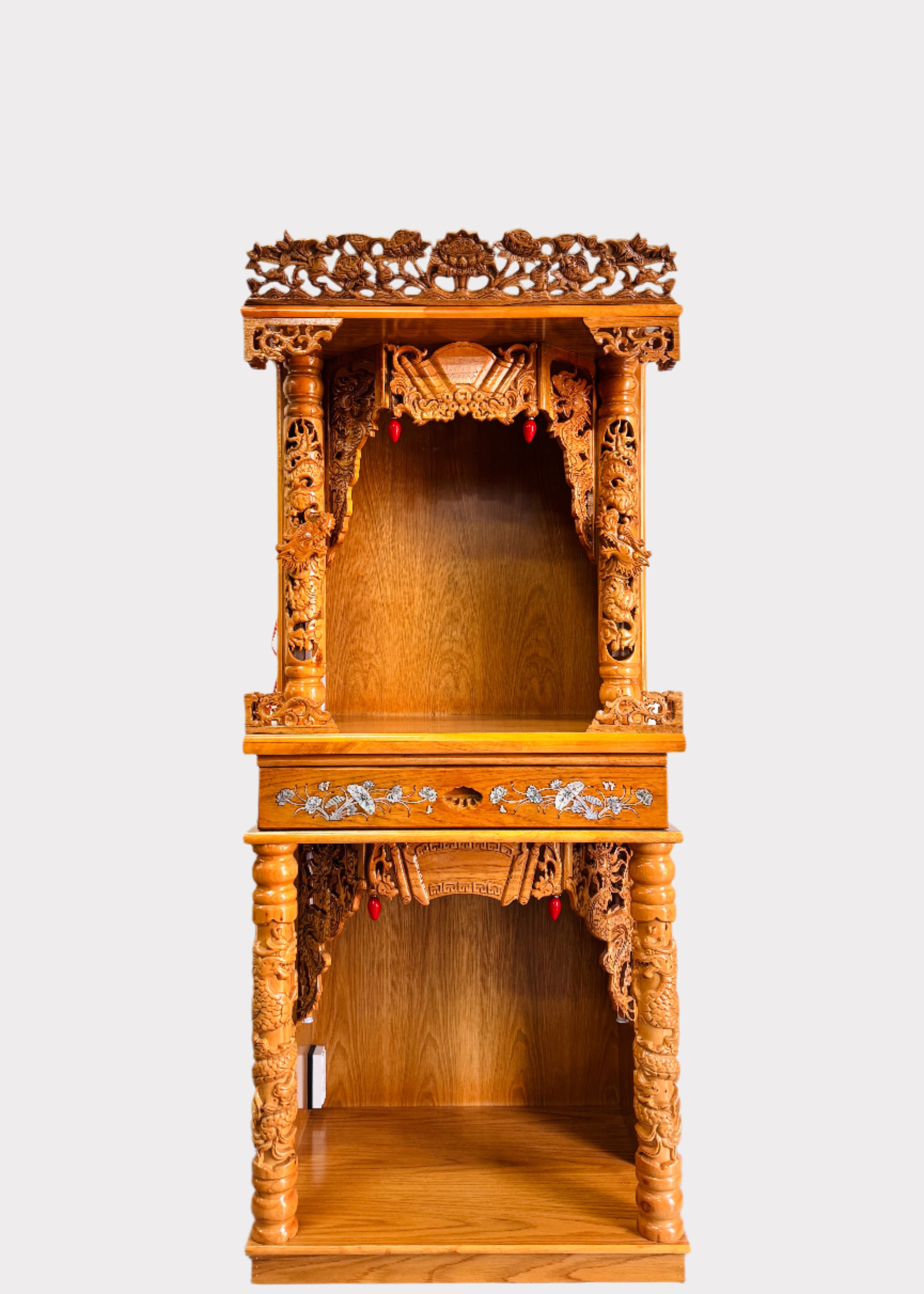 27” 2-Tier Altar – Dragon – Yellow – Rainbow