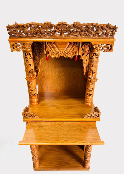 27” 2-Tier Altar – Dragon – Yellow