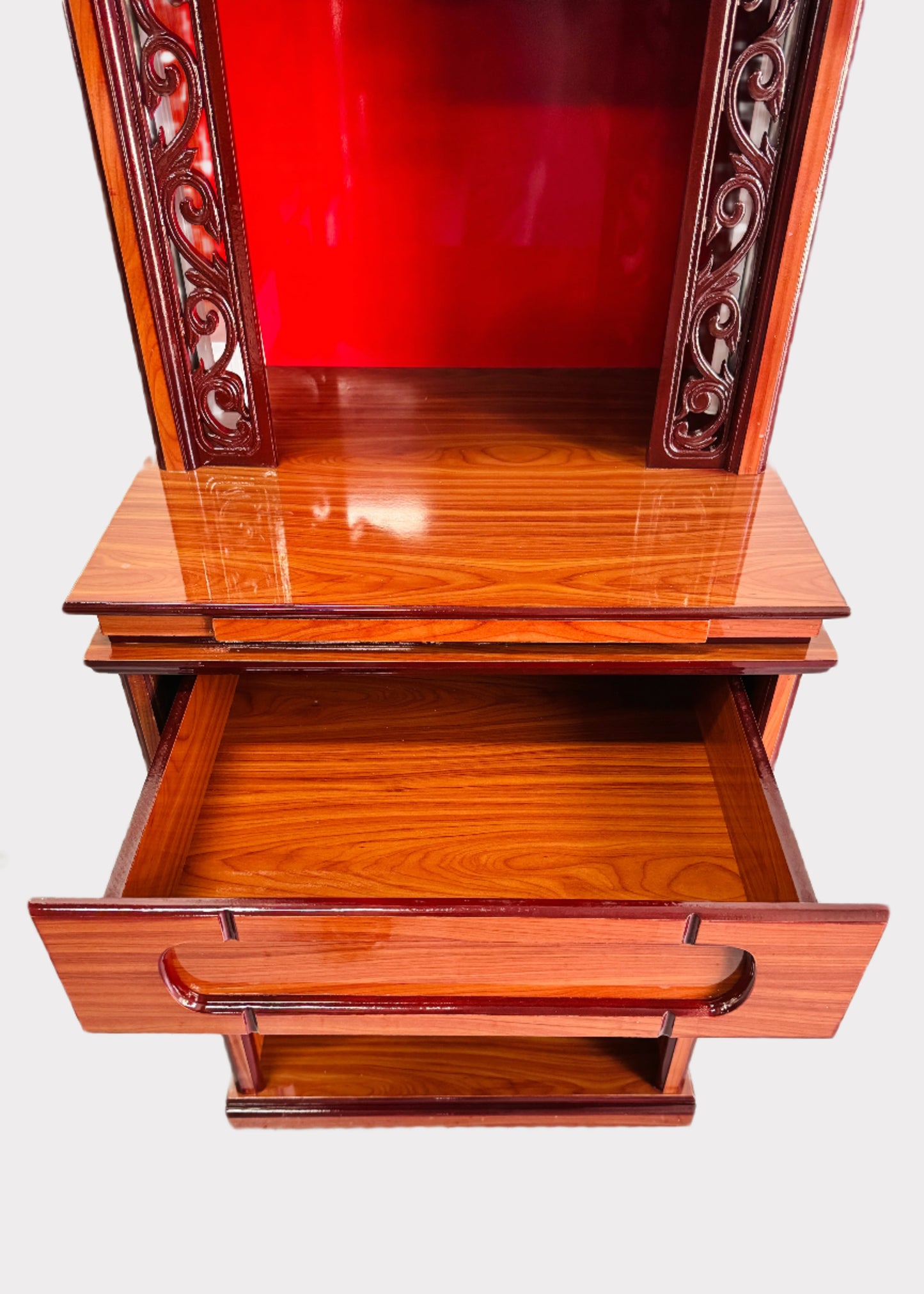 24" 3-Tier Altar – Taiwanese-Style – Red