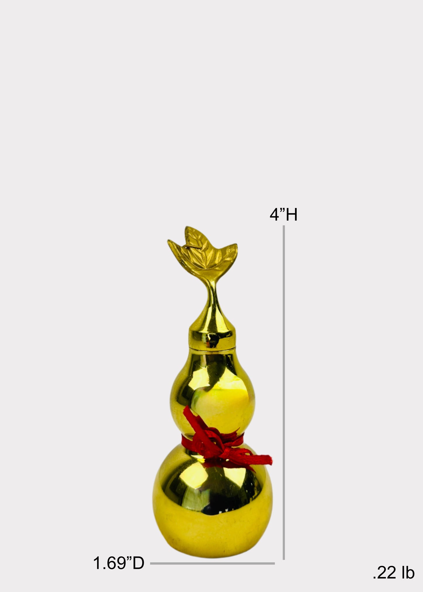 Brass Hulu With Open Top