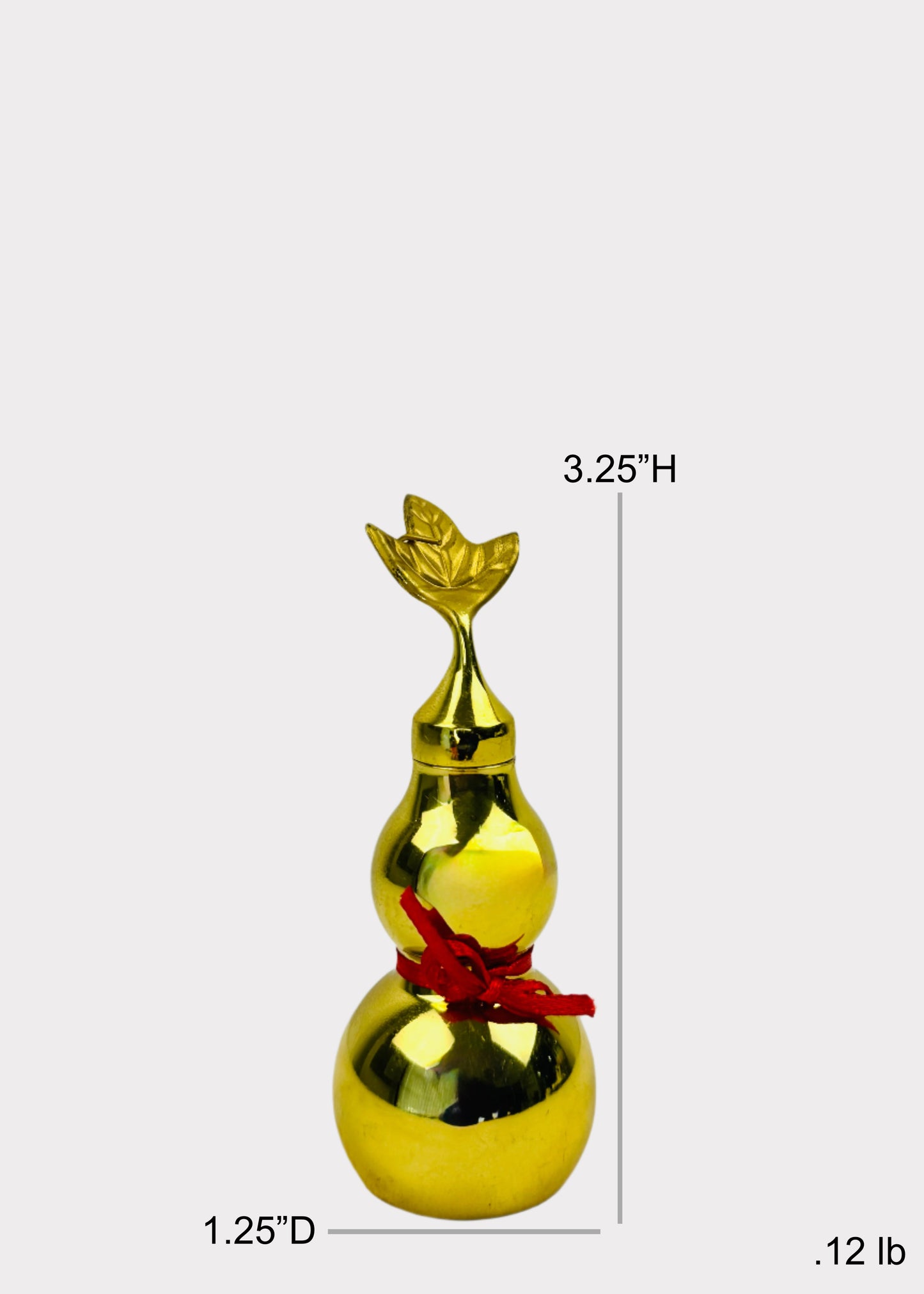 Brass Hulu With Open Top