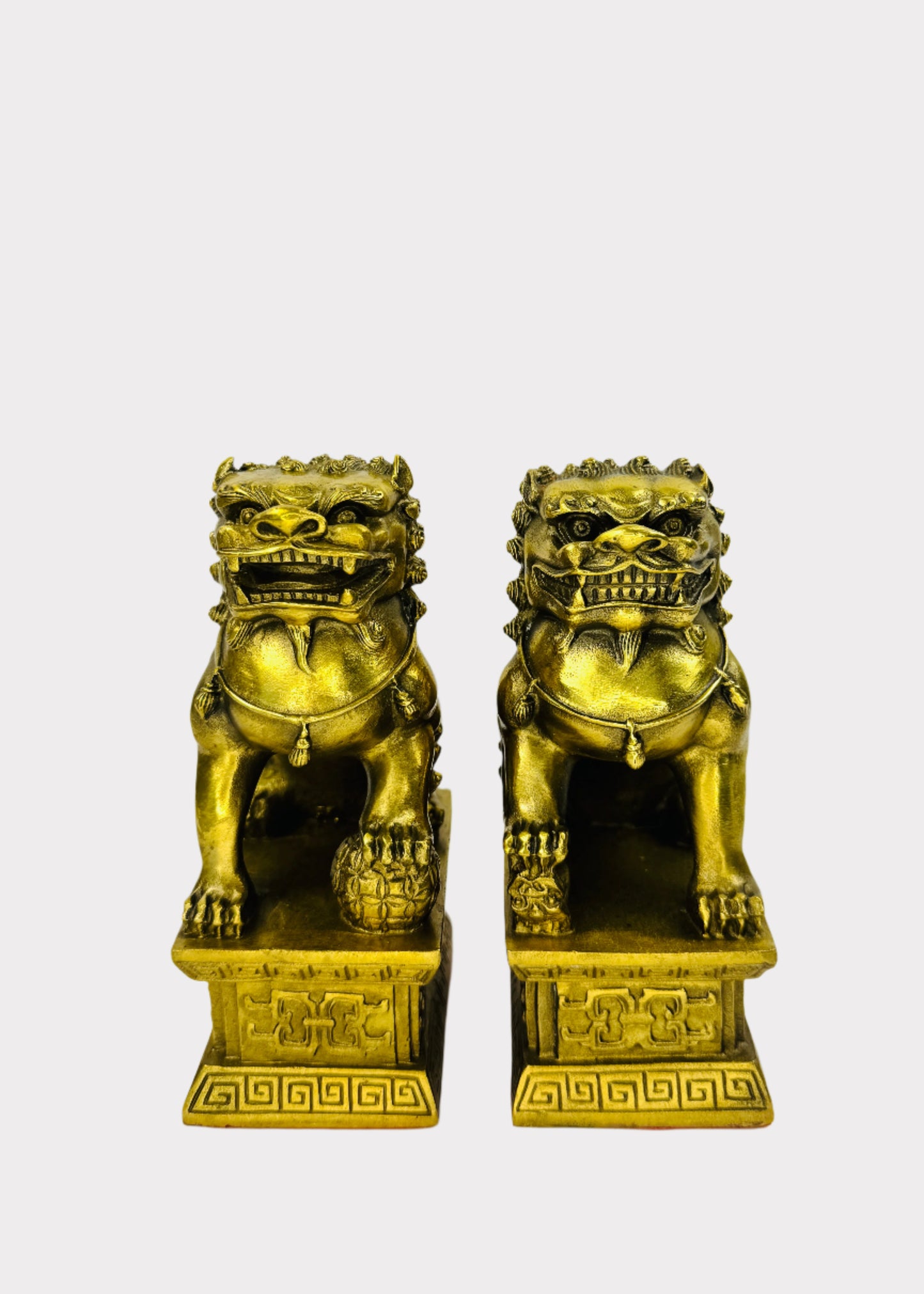 Brass Fu Dogs