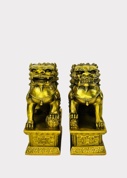 Brass Fu Dogs